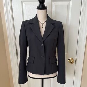 VINTAGE UNITED COLORS of BENETTON Slim Fit Blazer Jacket Gray Blue 42 S